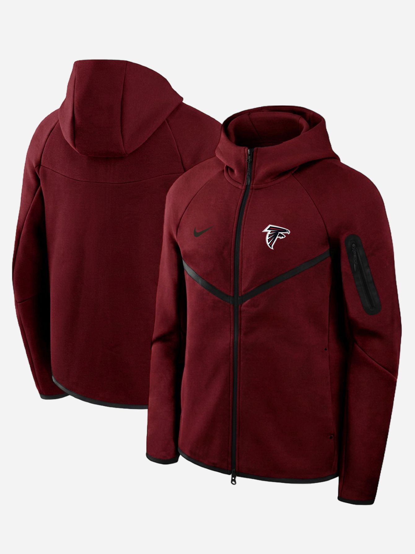 Men 2026 Nike NFL Atlanta Falcons hoodie red 05